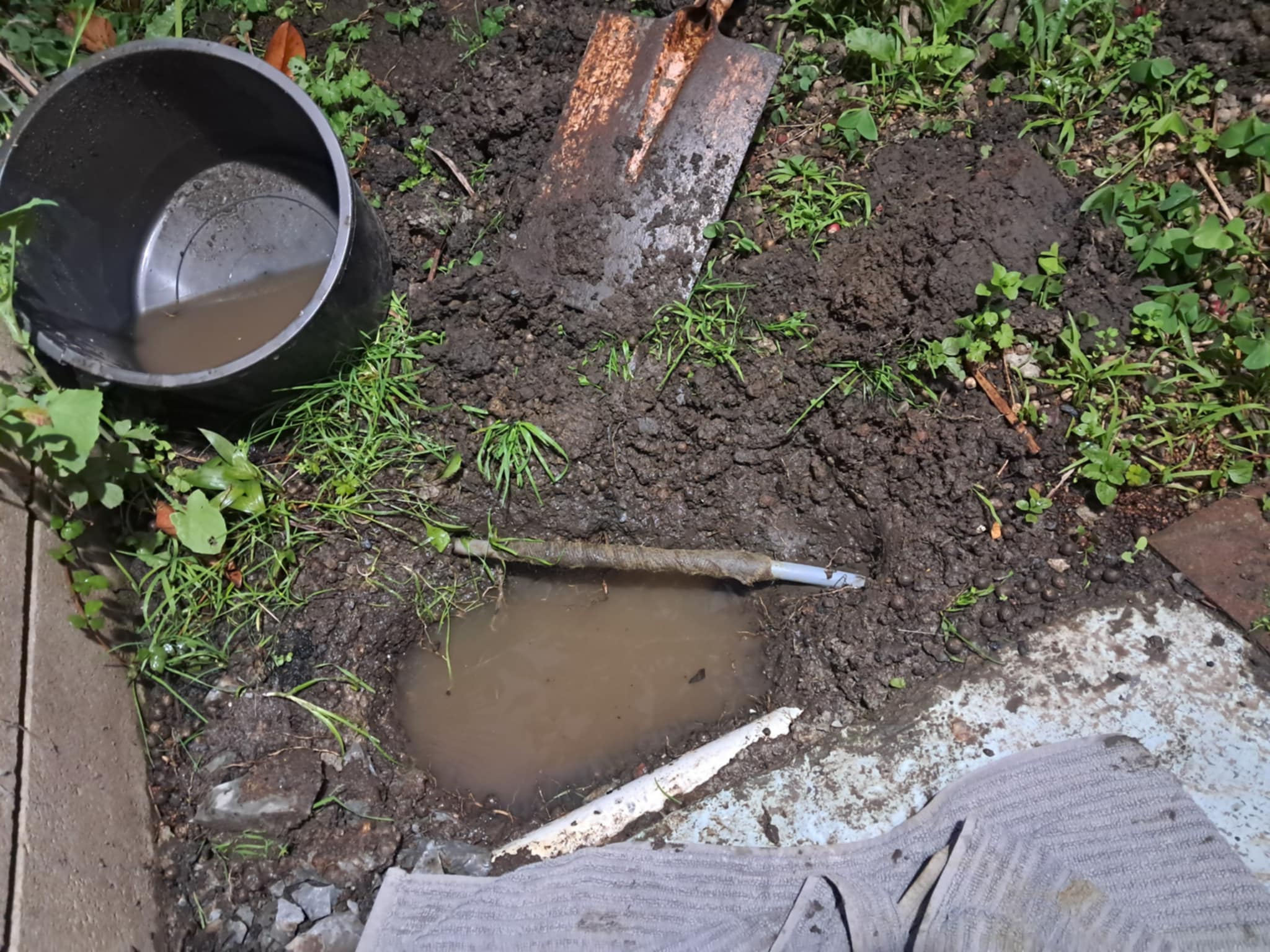 Underground Grass Area Leak Repair - Documentation 6